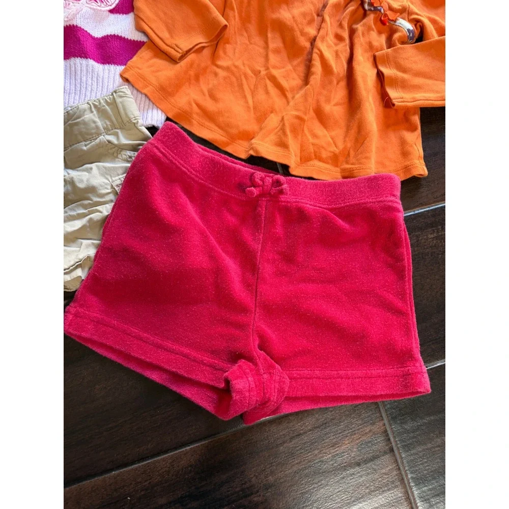 Toddler Girls Clothing Lot 7pc Old Navy Gymboree OshKosh 18M 2T Floral Striped